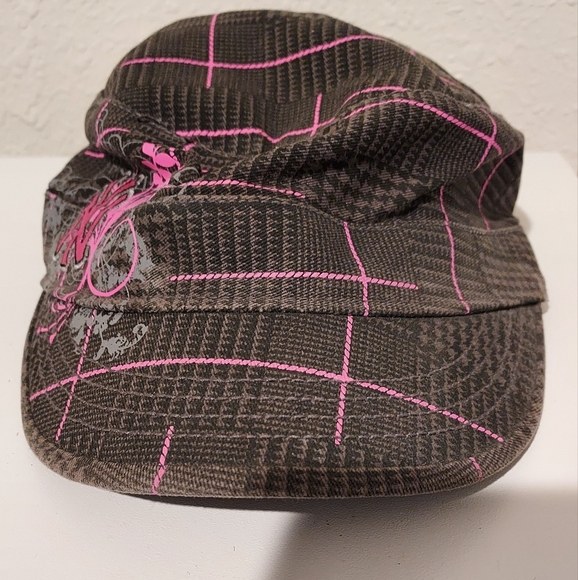 47 Twins New York Yankees Sun Tripper Hat Cap Gray Pink Logo MLB Baseball Womens - Picture 3 of 9